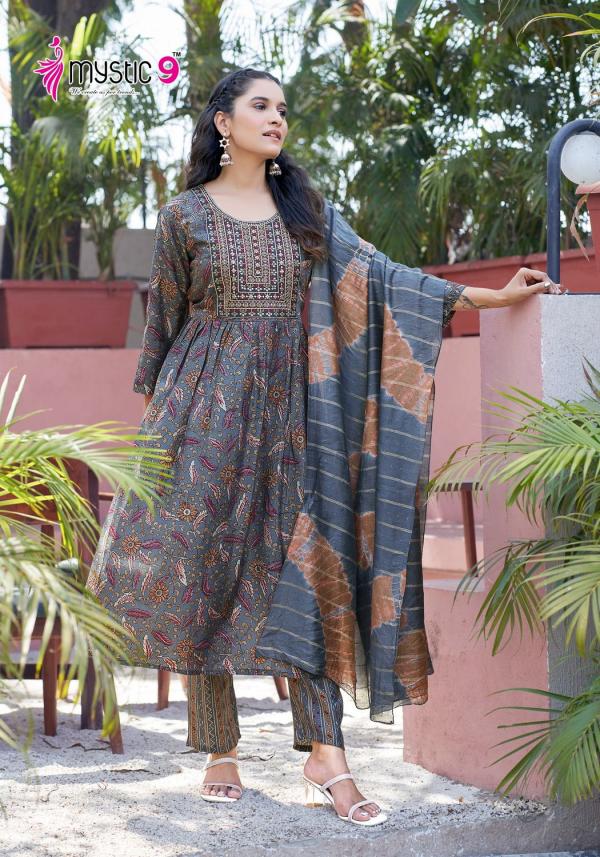 Mystic 9 Malhar Vol 01 Casual Wear Ready Made Collection